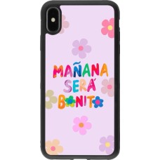 iPhone Xs Max Case Hülle - Silikon schwarz Karol G Manana sera bonito