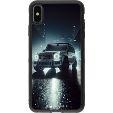 iPhone Xs Max Case Hülle - Silikon schwarz Mercedes G AMG Nacht