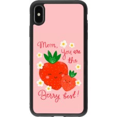iPhone Xs Max Case Hülle - Silikon schwarz Mom 2026 Berry best
