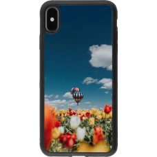 iPhone Xs Max Case Hülle - Silikon schwarz Hot air balloon 2026