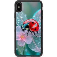 iPhone Xs Max Case Hülle - Silikon schwarz Ladybird in bloom 2026
