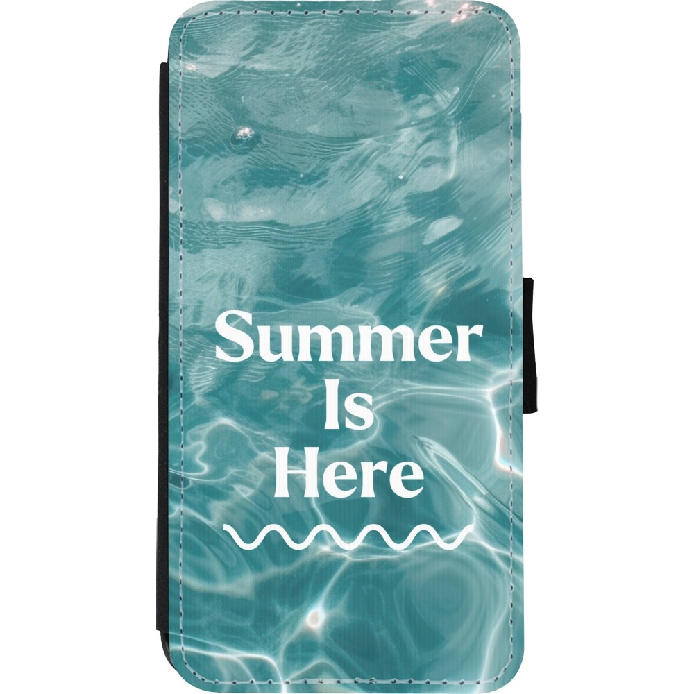 iPhone Xs Max Case Hülle - Wallet schwarz Summer 2025 Summer is here