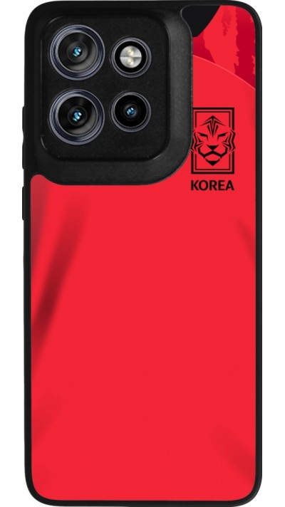Motorola Moto S50 Case Hülle - Silikon schwarz Südkorea 2022 personalisierbares Fussballtrikot