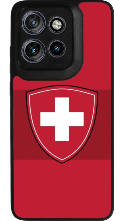 Motorola Moto S50 Case Hülle - Silikon schwarz Hockey World Championship Ecusson Suisse