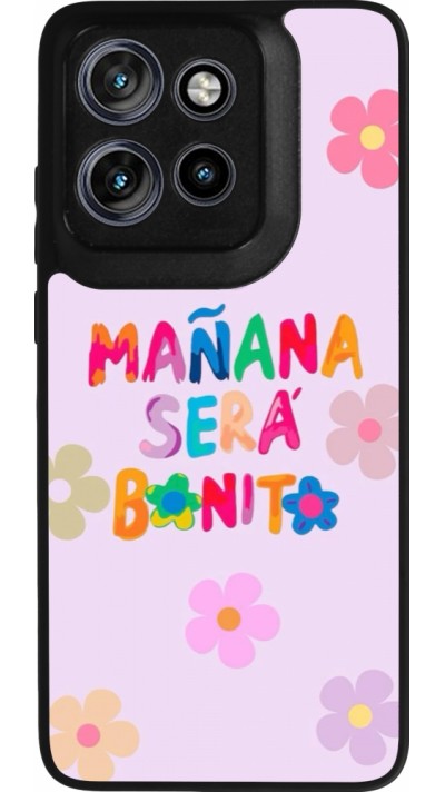 Coque Motorola Moto S50 - Silicone rigide noir Karol G Manana sera bonito