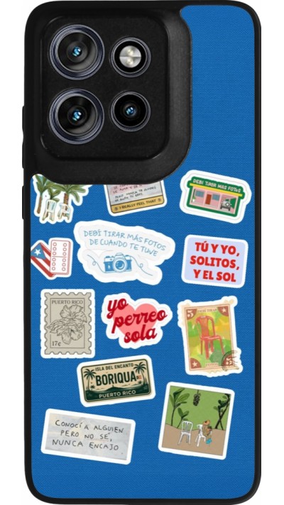 Coque Motorola Moto S50 - Silicone rigide noir Seals of the Dominican Republic DTMF