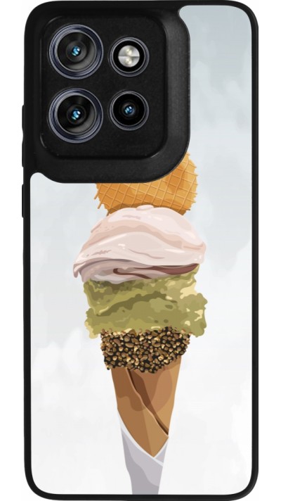 Motorola Moto S50 Case Hülle - Silikon schwarz Summer 2025 Cornet