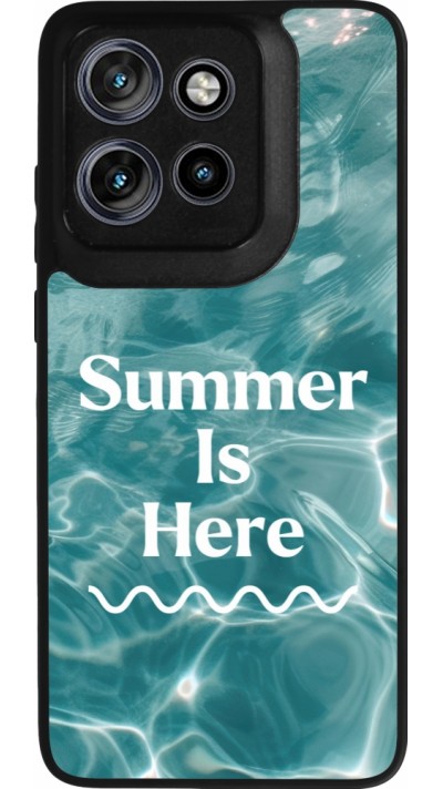 Motorola Moto S50 Case Hülle - Silikon schwarz Summer 2025 Summer is here
