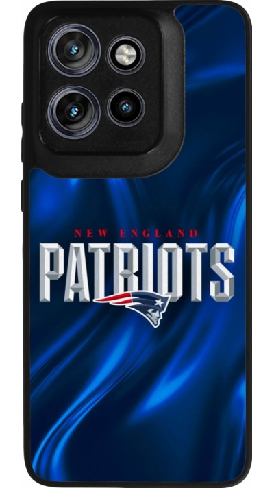 Motorola Moto S50 Case Hülle - Silikon schwarz Super Bowl 26 Patriots 2
