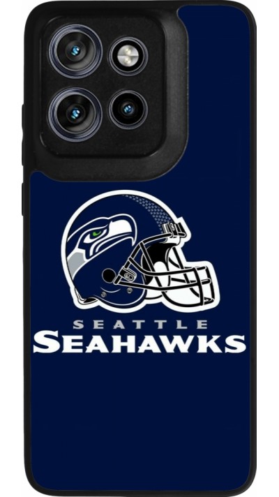 Motorola Moto S50 Case Hülle - Silikon schwarz Super Bowl 26 Seattle 3