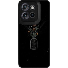 Motorola Moto S50 Case Hülle - Silikon schwarz Vase black