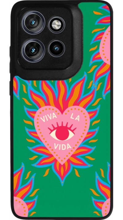 Coque Motorola Moto S50 - Silicone rigide noir Viva la vida 2026