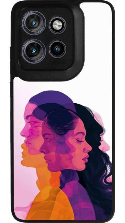 Coque Motorola Moto S50 - Silicone rigide noir Womens day 2026 10