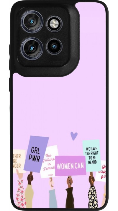 Coque Motorola Moto S50 - Silicone rigide noir Womens day 2026 9