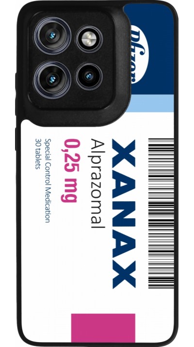 Coque Motorola Moto S50 - Silicone rigide noir Xanax Alprazolam 2025