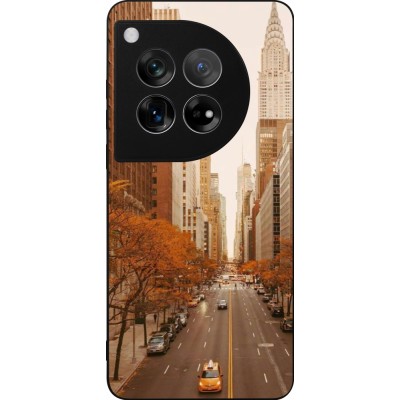 OnePlus 12 Case Hülle - Silikon schwarz Autumn 2024 New York city