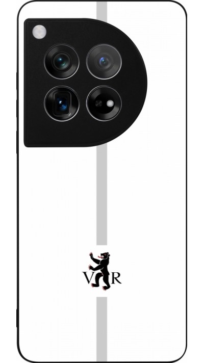 OnePlus 12 Case Hülle - Silikon schwarz Kanton AR weiss