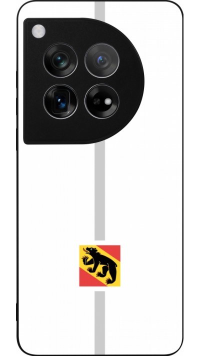 OnePlus 12 Case Hülle - Silikon schwarz Kanton BE weiss
