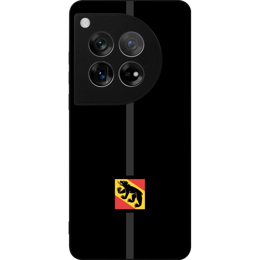 OnePlus 12 Case Hülle - Silikon schwarz Kanton BE schwarz