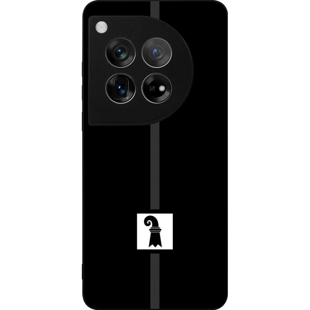 OnePlus 12 Case Hülle - Silikon schwarz Kanton BS schwarz