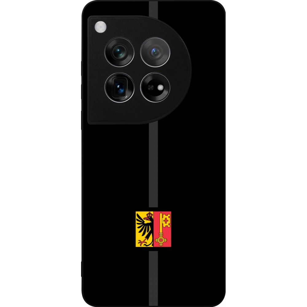 OnePlus 12 Case Hülle - Silikon schwarz Kanton GE schwarz