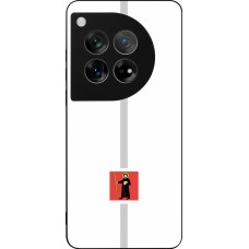 OnePlus 12 Case Hülle - Silikon schwarz Kanton GL weiss