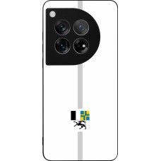 OnePlus 12 Case Hülle - Silikon schwarz Kanton GR weiss