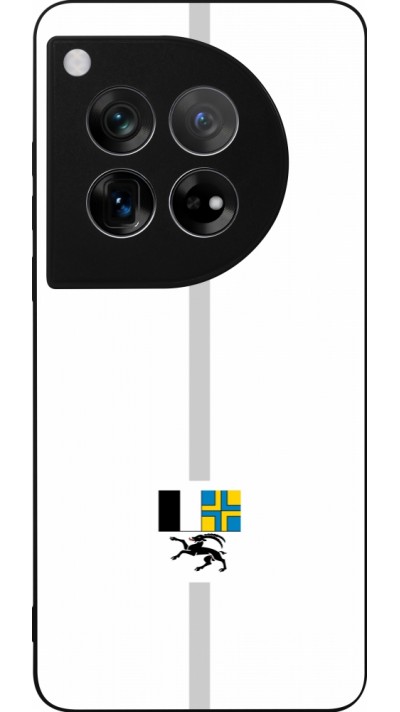OnePlus 12 Case Hülle - Silikon schwarz Kanton GR weiss