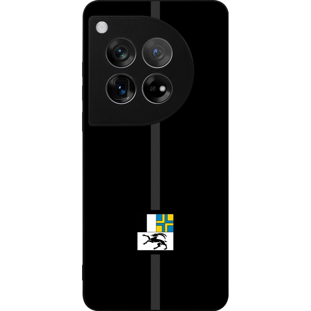OnePlus 12 Case Hülle - Silikon schwarz Kanton GR schwarz