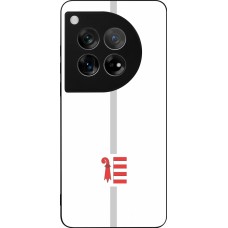 OnePlus 12 Case Hülle - Silikon schwarz Kanton JU weiss
