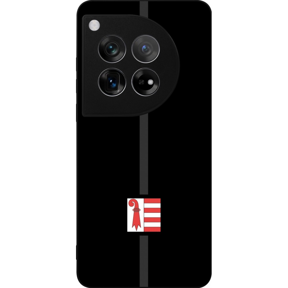 OnePlus 12 Case Hülle - Silikon schwarz Kanton JU schwarz