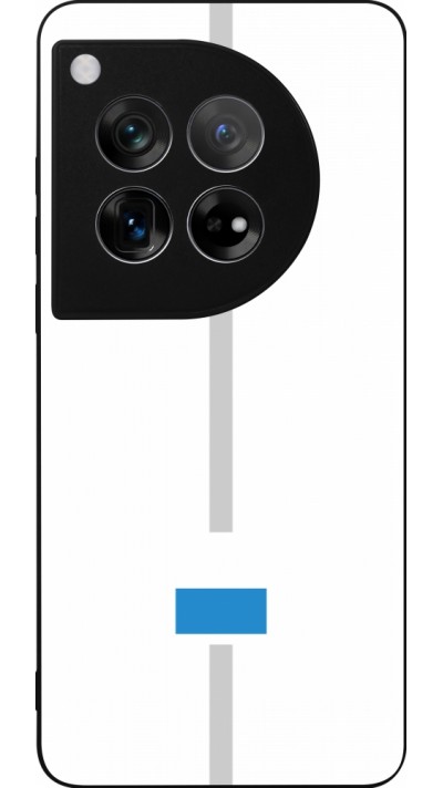 OnePlus 12 Case Hülle - Silikon schwarz Kanton LU weiss