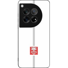 OnePlus 12 Case Hülle - Silikon schwarz Kanton NW weiss