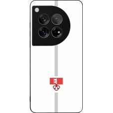 OnePlus 12 Case Hülle - Silikon schwarz Kanton OW weiss