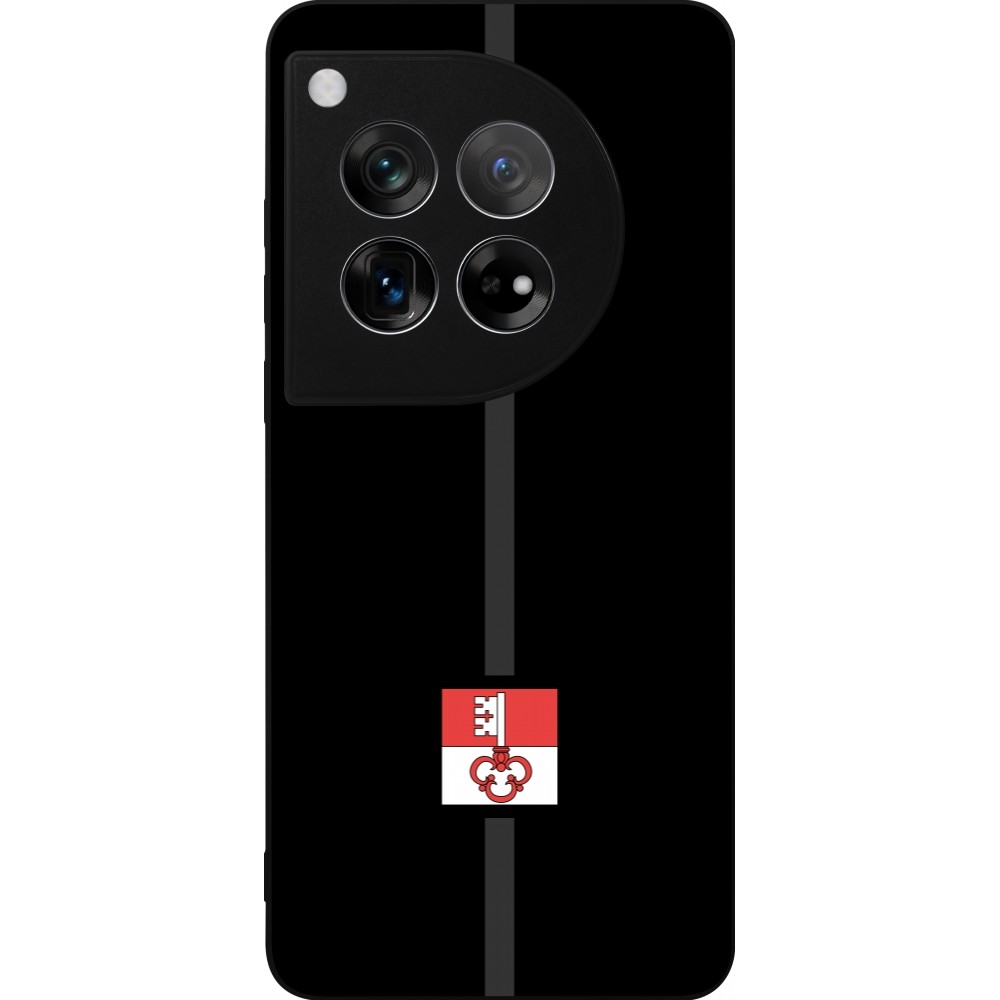 OnePlus 12 Case Hülle - Silikon schwarz Kanton OW schwarz