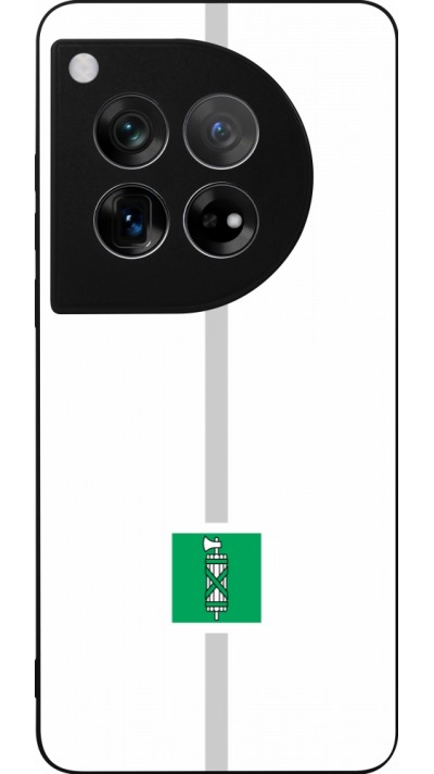 OnePlus 12 Case Hülle - Silikon schwarz Kanton SG weiss