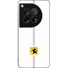 OnePlus 12 Case Hülle - Silikon schwarz Kanton SH weiss