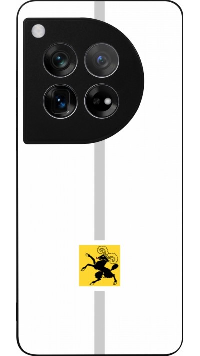 OnePlus 12 Case Hülle - Silikon schwarz Kanton SH weiss