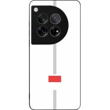 OnePlus 12 Case Hülle - Silikon schwarz Kanton SO weiss