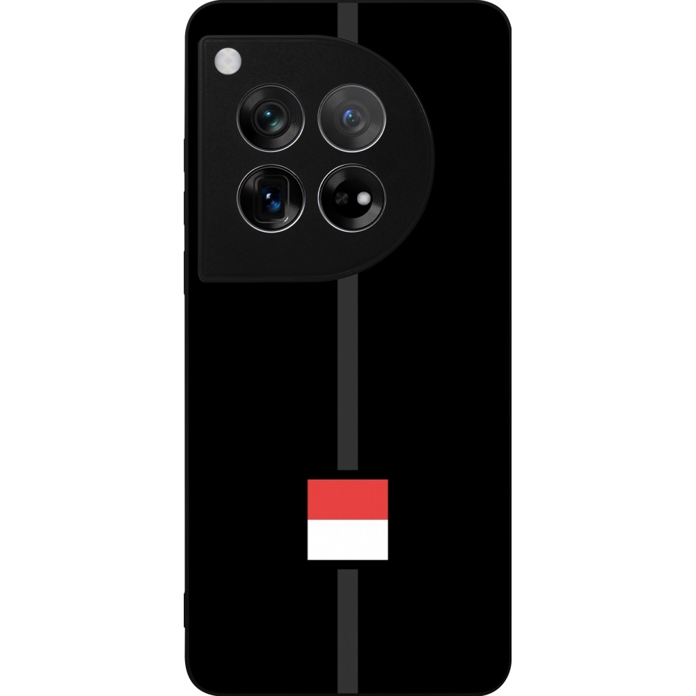 OnePlus 12 Case Hülle - Silikon schwarz Kanton SO schwarz