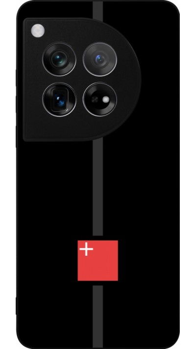 OnePlus 12 Case Hülle - Silikon schwarz Kanton SZ schwarz