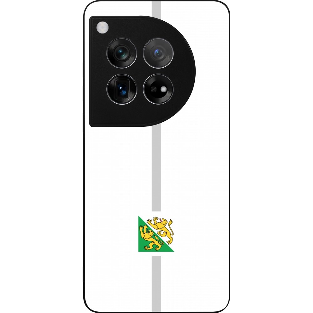 OnePlus 12 Case Hülle - Silikon schwarz Kanton TG weiss