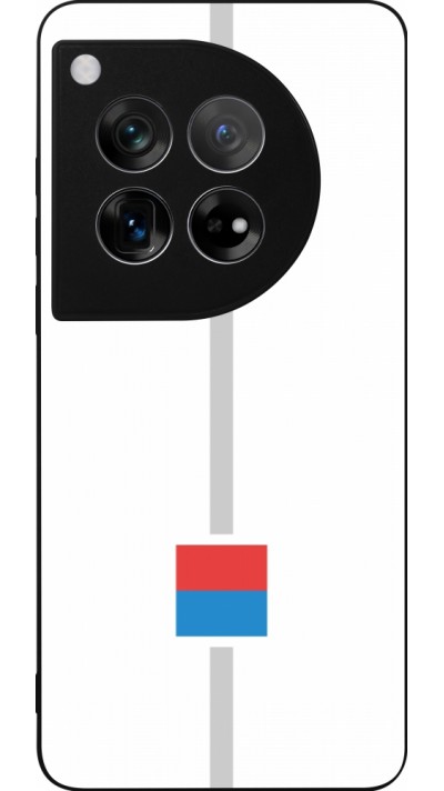 OnePlus 12 Case Hülle - Silikon schwarz Kanton TI weiss