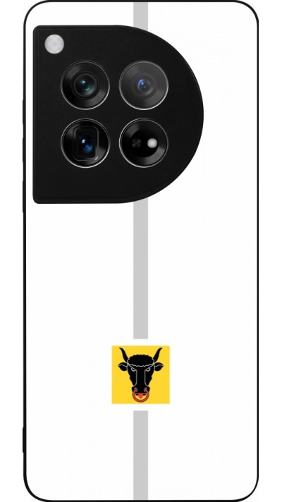 OnePlus 12 Case Hülle - Silikon schwarz Kanton UR weiss