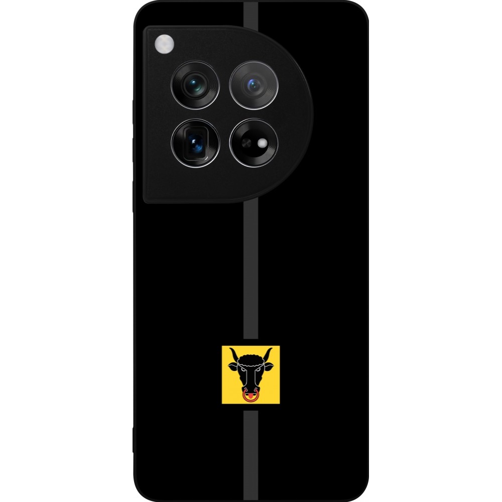 OnePlus 12 Case Hülle - Silikon schwarz Kanton UR schwarz