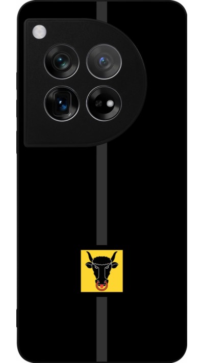 OnePlus 12 Case Hülle - Silikon schwarz Kanton UR schwarz