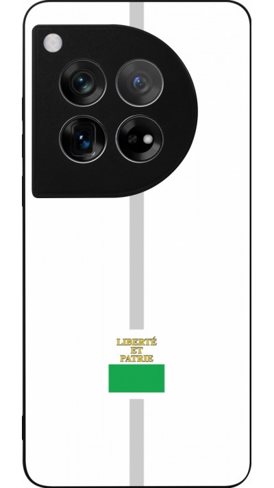 OnePlus 12 Case Hülle - Silikon schwarz Kanton VD weiss