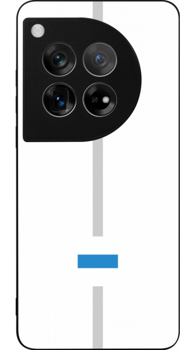 OnePlus 12 Case Hülle - Silikon schwarz Kanton ZG weiss