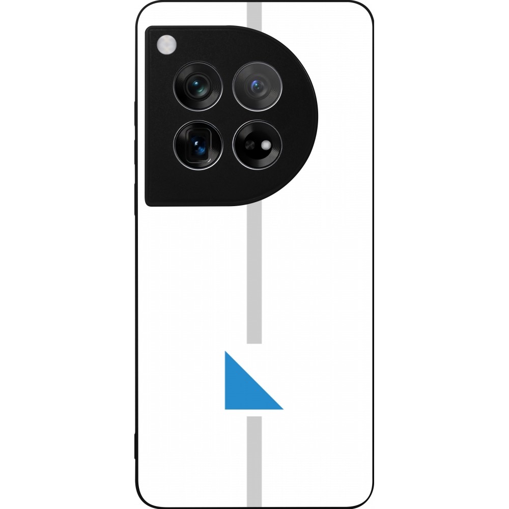 OnePlus 12 Case Hülle - Silikon schwarz Kanton ZH weiss