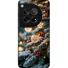 OnePlus 12 Case Hülle - Silikon schwarz Christmas 25 Xmas Decorated Tree